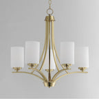 Maxim Lighting 20035SWSBR Satin Brass Deven 5-light Chandelier Image 3