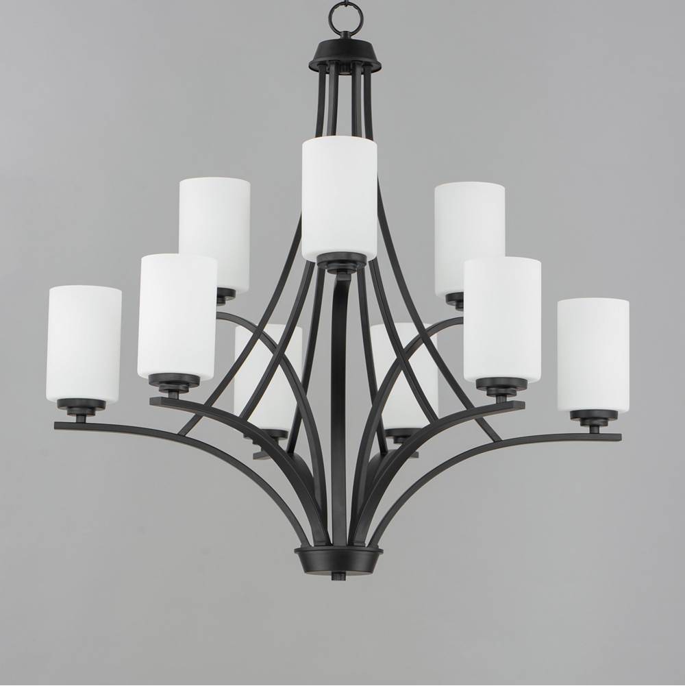 Maxim Lighting 20036SWBK Black Deven 9-light Chandelier Image 3
