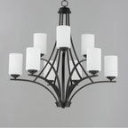 Maxim Lighting 20036SWBK Black Deven 9-light Chandelier Image 3
