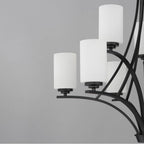 Maxim Lighting 20036SWBK Black Deven 9-light Chandelier Image 2