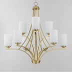 Maxim Lighting 20036SWSBR Satin Brass Deven 9-light Chandelier Image 3