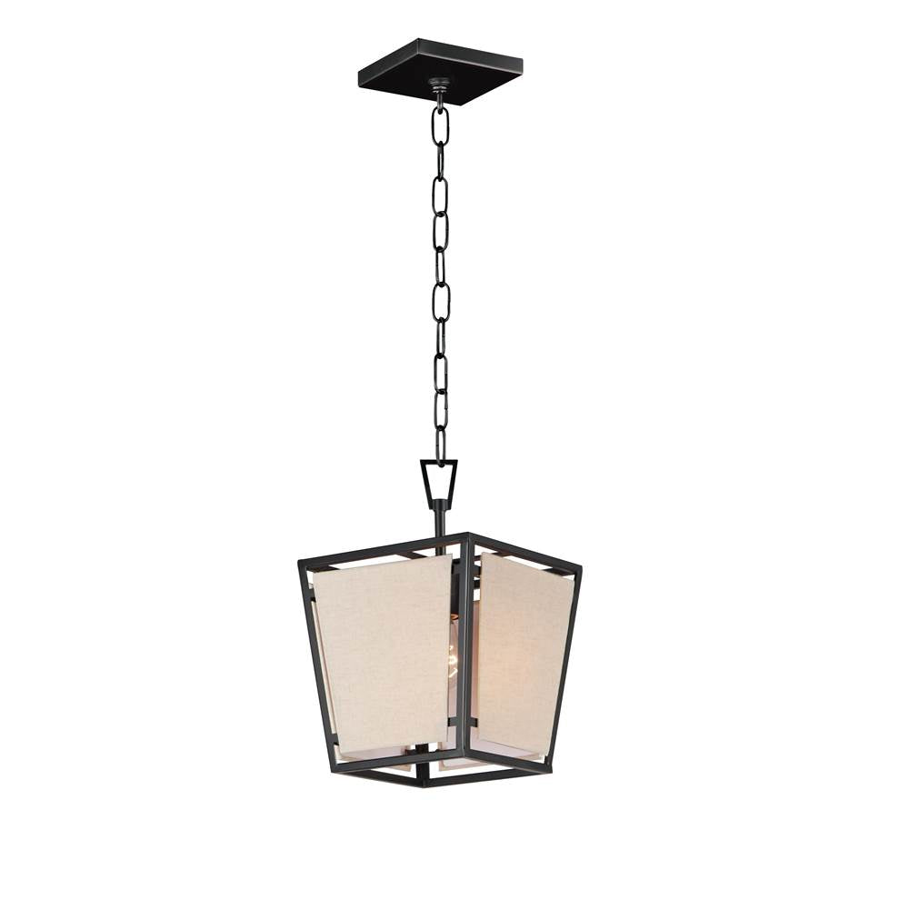 Maxim Lighting 20261CVBK Black Montauk 1-light Pendant Image 1