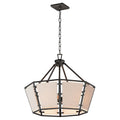 Maxim Lighting 20265CVBK Black Montauk 4-light Chandelier Image 1