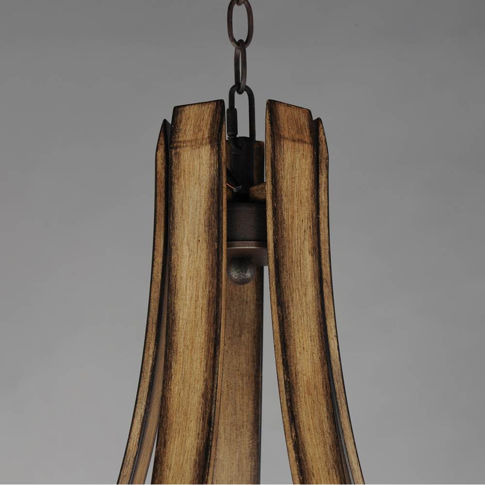 Maxim Lighting 20345DWAR Driftwood,Anthracite Basque 5-light Chandelier Image 3