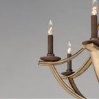 Maxim Lighting 20348DWAR Driftwood,Anthracite Basque 8-light Chandelier Image 2