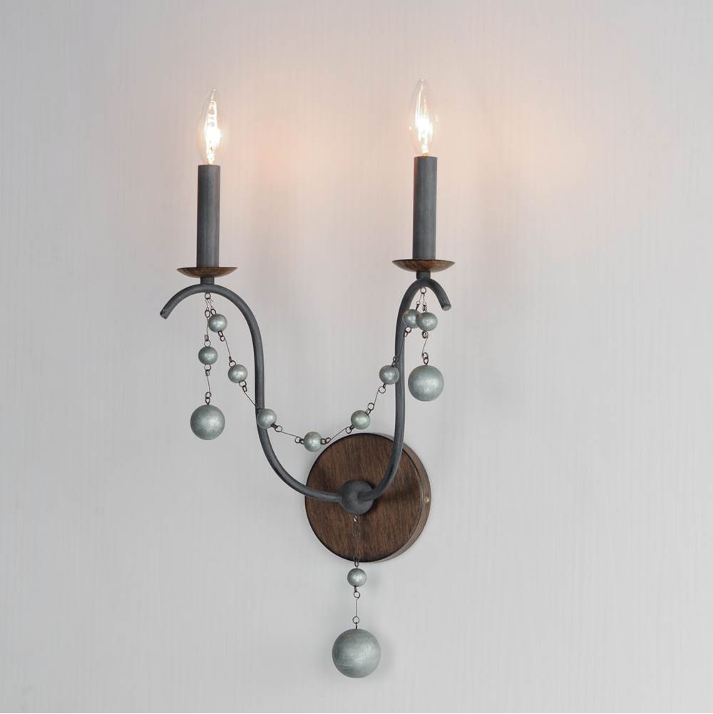 Maxim Lighting 20482GN Golden Noir Formosa 2-light Wall Sconce Image 2