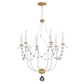Maxim Lighting 20486ECVG Ecru,Venetian Gold Formosa 6-light Chandelier Image 1