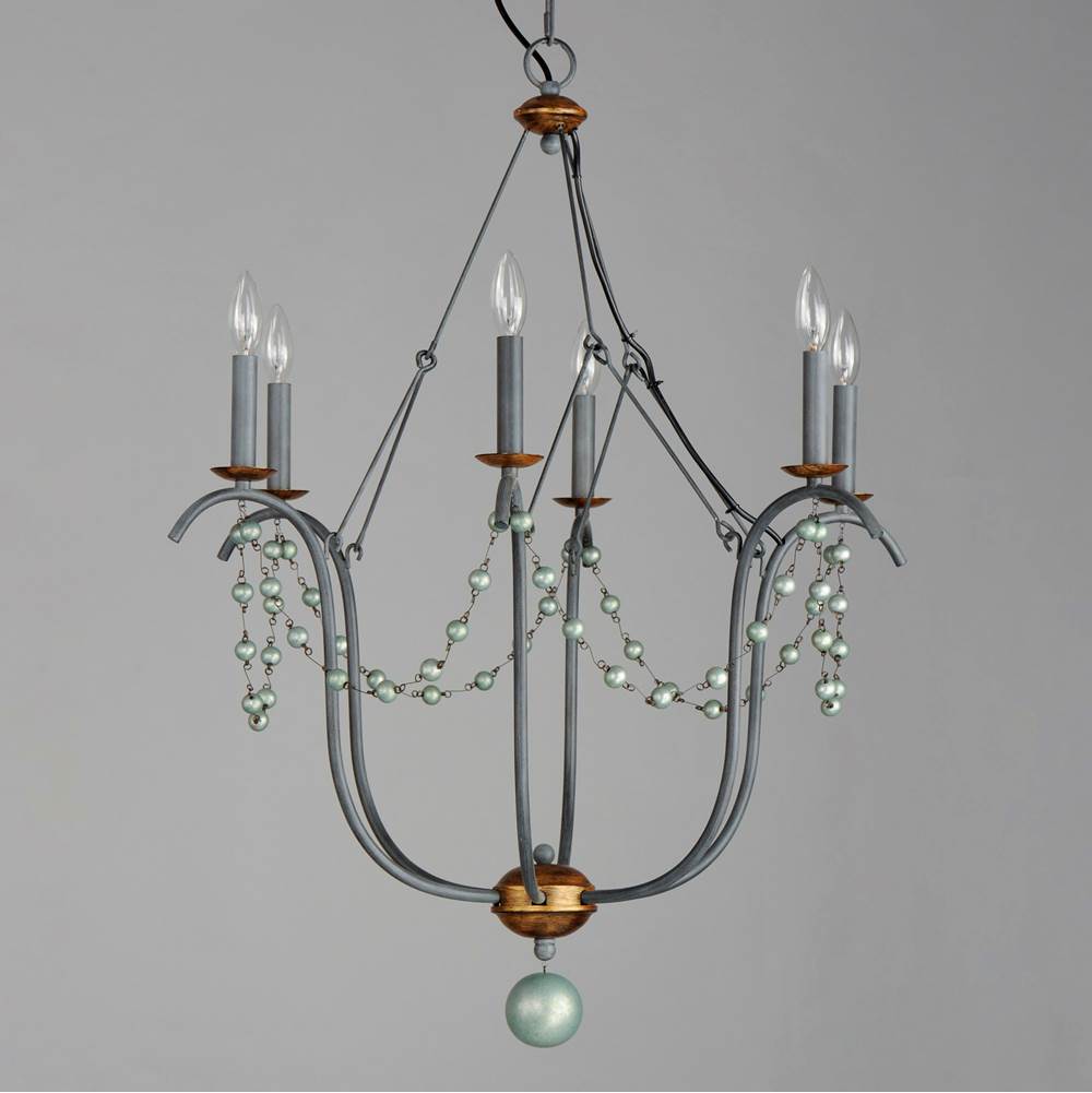 Maxim Lighting 20486GN Golden Noir Formosa 6-light Chandelier Image 3