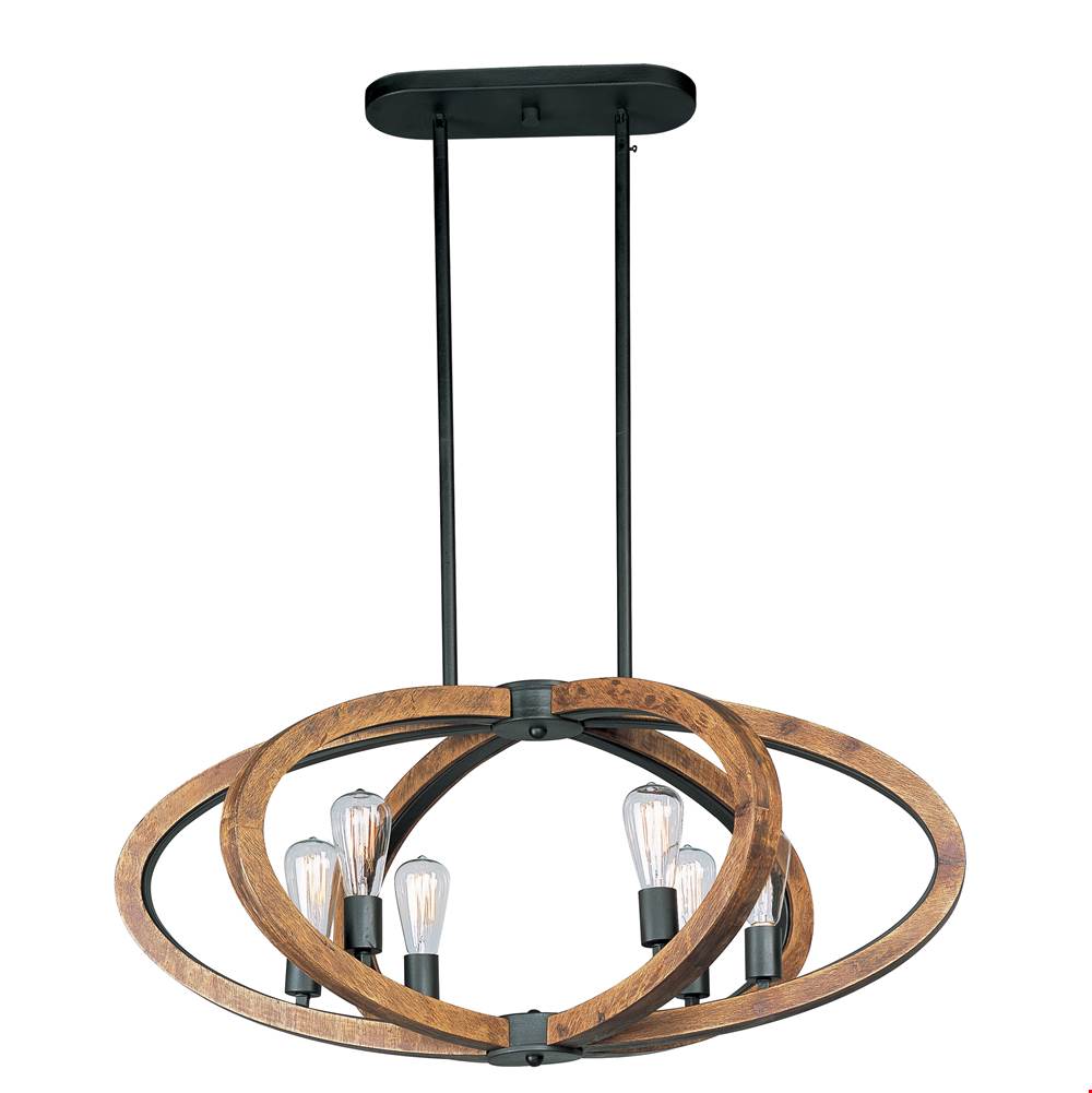Maxim Lighting Bodega Bay Bodega Bay 6-light Pendant