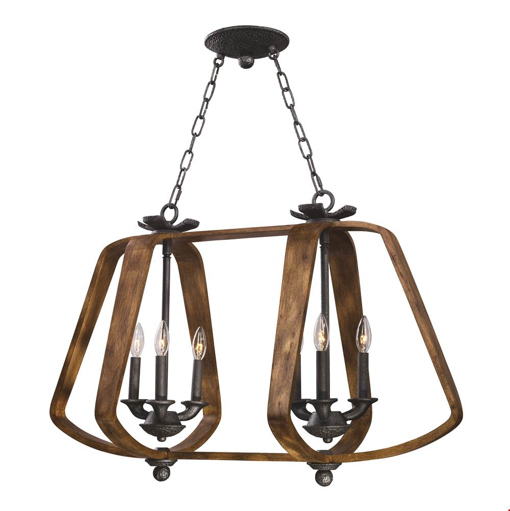 Maxim Lighting Road House Road House 6-light Chandelier