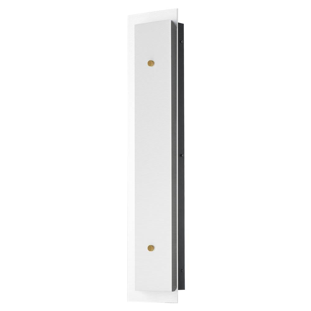 Maxim Lighting 21193CRBKNAB Black,Natural Aged Brass Spectre 30'' Wall Sconce Image 1