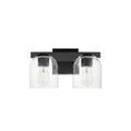 Maxim Lighting 21232CLBK Black Scoop 2-light Bath Vanity Image 1