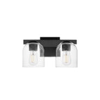 Maxim Lighting 21232CLBK Black Scoop 2-light Bath Vanity Image 1