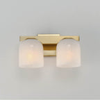 Maxim Lighting 21232MRNAB Natural Aged Brass Scoop 2-light Bath Vanity Image 4