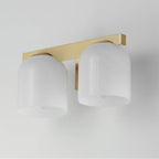 Maxim Lighting 21232MRNAB Natural Aged Brass Scoop 2-light Bath Vanity Image 3