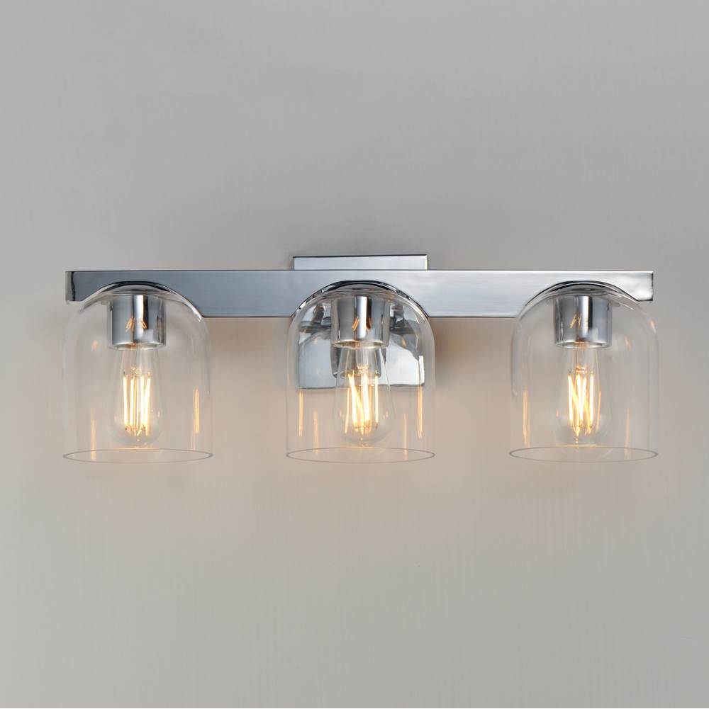 Maxim Lighting 21233CLPC Polished Chrome Scoop 3-light Bath Vanity Image 4
