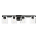 Maxim Lighting 21234CLBK Black Scoop 4-light Bath Vanity Image 1
