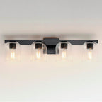 Maxim Lighting 21234CLBK Black Scoop 4-light Bath Vanity Image 4