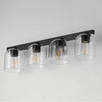 Maxim Lighting 21234CLBK Black Scoop 4-light Bath Vanity Image 3