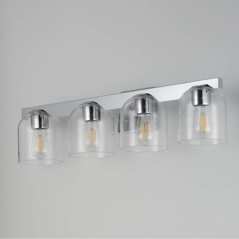 Maxim Lighting 21234CLPC Polished Chrome Scoop 4-light Bath Vanity Image 3