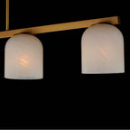 Maxim Lighting 21236MRNAB Natural Aged Brass Scoop 4-light Linear Pendant Image 3
