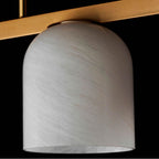 Maxim Lighting 21236MRNAB Natural Aged Brass Scoop 4-light Linear Pendant Image 2