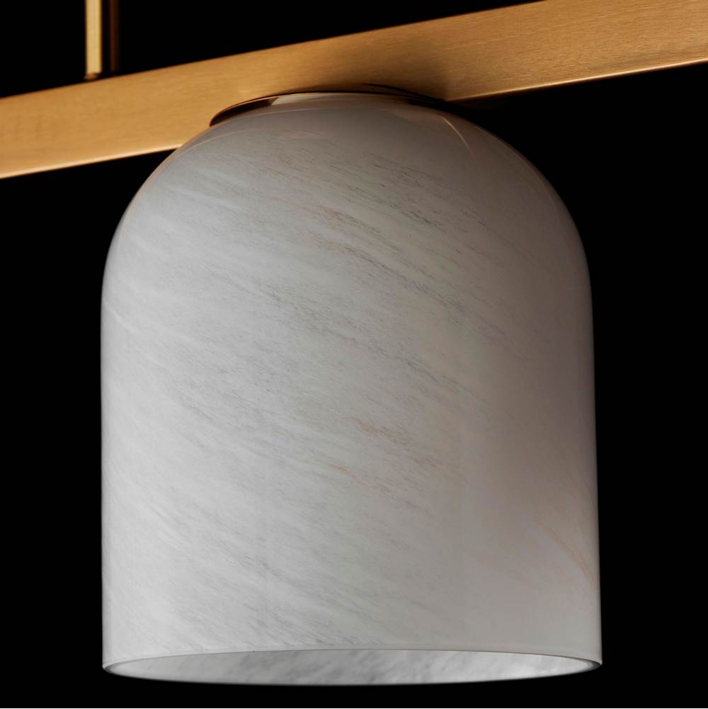 Maxim Lighting 21236MRNAB Natural Aged Brass Scoop 4-light Linear Pendant Image 2
