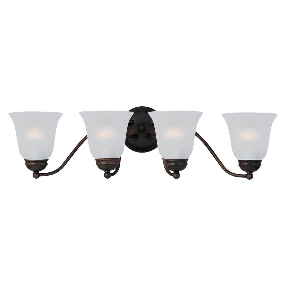Maxim Lighting 2123FTOI Oil Rubbed Bronze Basix 4-light Bath Vanity Image 1