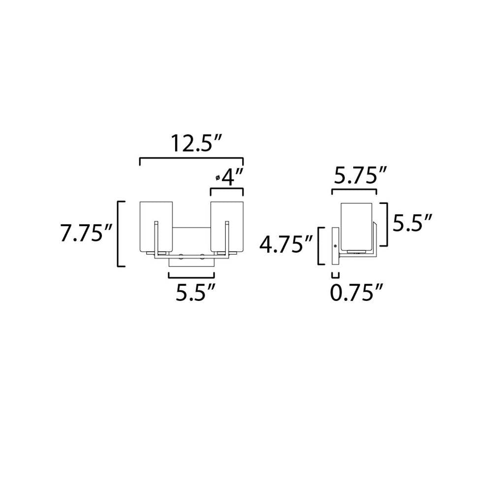 Maxim Lighting Dart 2-light Bath Vanity