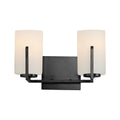 Maxim Lighting 21282SWBK Black Dart 2-light Bath Vanity Image 1