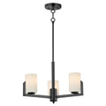 Maxim Lighting 21285SWBK Black Dart 3-light Chandelier Image 1