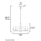 Maxim Lighting Dart 5-light Chandelier