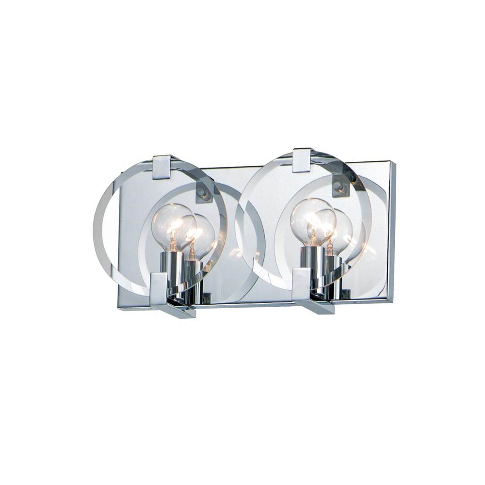 Maxim Lighting 21292CLPC Polished Chrome Looking Glass 2-light Wall Sconce Image 1
