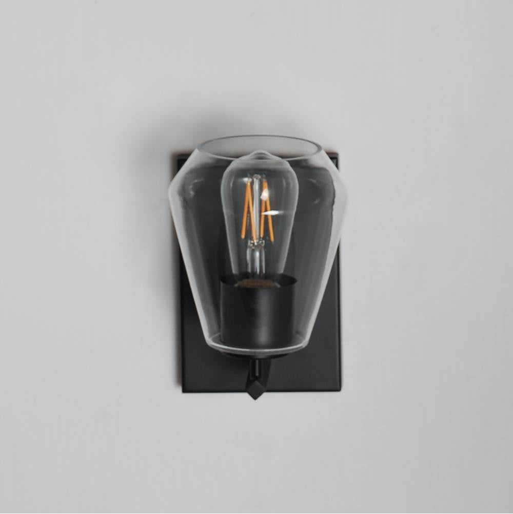 Maxim Lighting 21331CLBK Black Geode 1-light Sconce Image 3