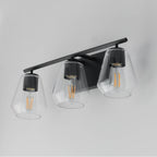 Maxim Lighting 21333CLBK Black Geode 3-light Bath Vanity Image 2