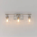 Maxim Lighting 21333CLSN Satin Nickel Geode 3-light Bath Vanity Image 3