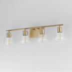 Maxim Lighting 21334CLNAB Natural Aged Brass Geode 4-light Bath Vanity Image 2