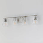 Maxim Lighting 21334CLSN Satin Nickel Geode 4-light Bath Vanity Image 2