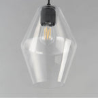 Maxim Lighting 21335CLBK Black Geode Small Pendant Image 2