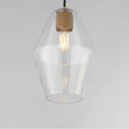 Maxim Lighting 21335CLNAB Natural Aged Brass Geode Small Pendant Image 3