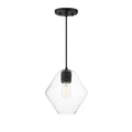 Maxim Lighting 21336CLBK Black Geode Medium Pendant Image 1