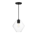 Maxim Lighting 21336CLBK Black Geode Medium Pendant Image 1