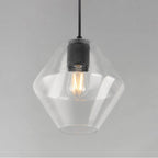 Maxim Lighting 21336CLBK Black Geode Medium Pendant Image 2