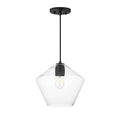 Maxim Lighting 21337CLBK Black Geode Large Pendant Image 1
