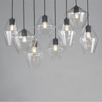 Maxim Lighting 21339CLBK Black Geode 8-light Pendant Image 3