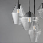 Maxim Lighting 21339CLBK Black Geode 8-light Pendant Image 2