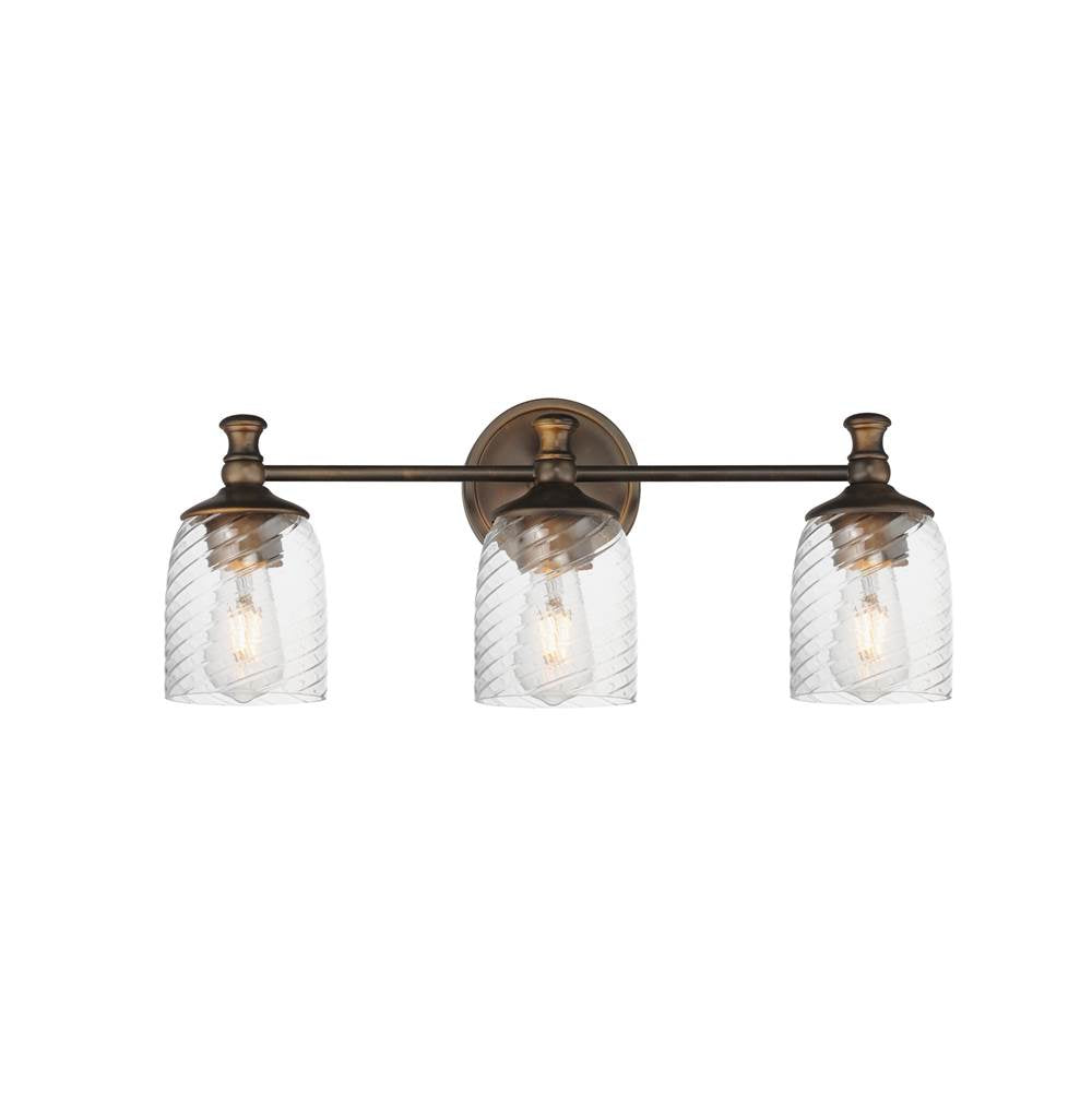Maxim Lighting 21353CRANB Antique Bronze Swirl 3-light Bath Vanity Image 1