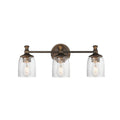 Maxim Lighting 21353CRANB Antique Bronze Swirl 3-light Bath Vanity Image 1