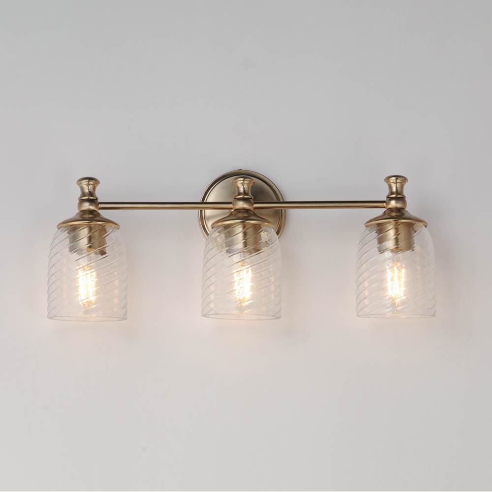 Maxim Lighting 21353CRSCH Satin Champagne Swirl 3-light Bath Vanity Image 3