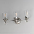 Maxim Lighting 21353CRSN Satin Nickel Swirl 3-light Bath Vanity Image 2